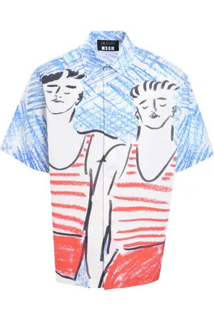 Msgm Camisa con pliegues