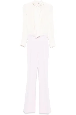 Elisabetta Franchi Mono largo de georgette