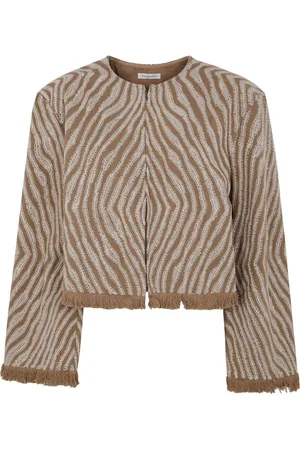 By Malene Birger Chaqueta con estampado de cebra