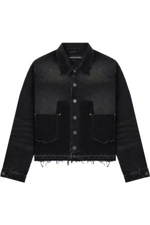 Andersson Bell Chaqueta vaquera con efecto sin rematar