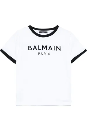 Balmain Camiseta con aplique del logo