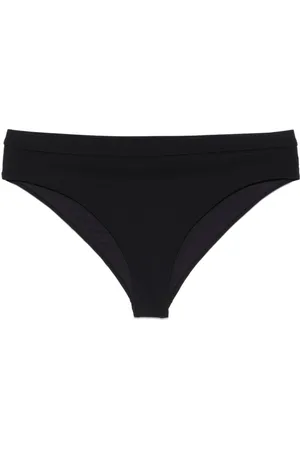 Jil Sander Bragas de bikini con logo estampado