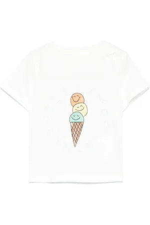 Stella McCartney Camiseta con helado estampado