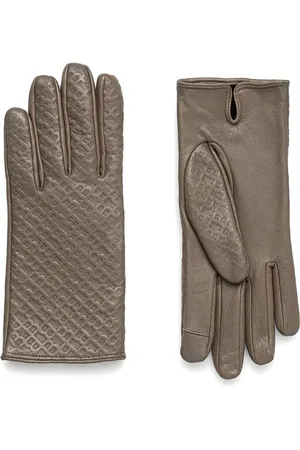 HUGO BOSS Guantes con logo en relieve