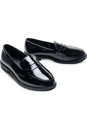 M. Moustache Mocasines penny con acabado charol