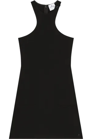 Courrèges Vestido corto estilo scuba