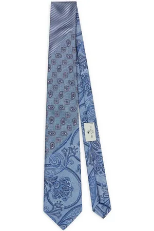 Etro Corbata con diseño patchwork