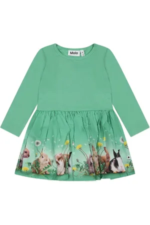 Molo Vestido con conejo estampado