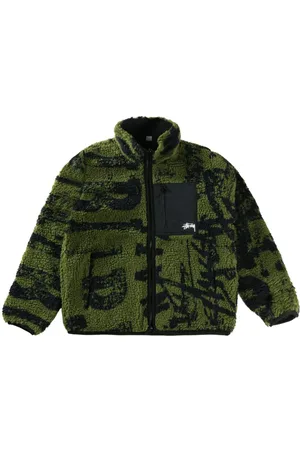 STUSSY Printed fleece jacket