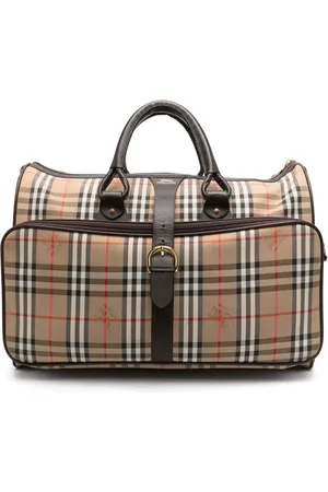 Burberry Bolso de viaje a cuadros 1990