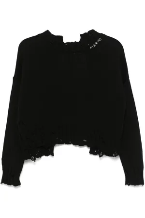 Marni Jersey con detalle deshilachado