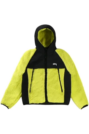 STUSSY Shearling panelled jacket