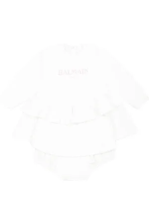 Balmain Vestido de algodón orgánico
