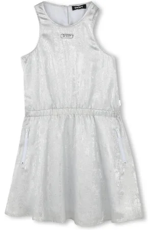 DKNY Vestido con placa del logo