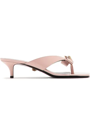 VERSACE Mules Gianni Ribbon con tacón de 50 mm