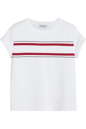 Brunello Cucinelli Camiseta a rayas