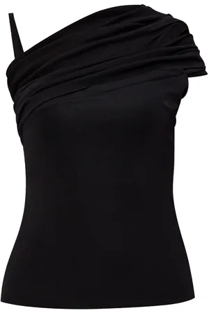VERSACE Top asimétrico sin mangas