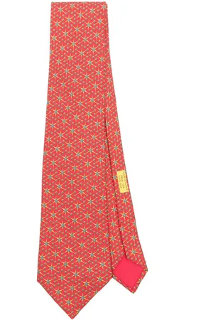 Hermès Corbata de seda 2000