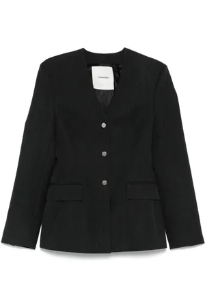 Nanushka Blazer con doble botonadura