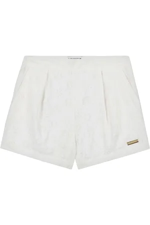 Moschino Pantalones cortos con bordado inglés
