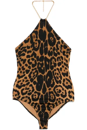 Tom Ford Bañador con estampado de leopardo