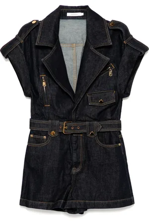 ZIMMERMANN Mono corto Crush vaquero