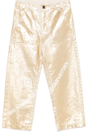 The Animals Observatory Pantalones con acabado revestido