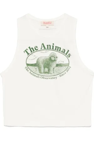 The Animals Observatory Top con logo estampado