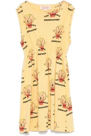 The Animals Observatory Vestido con logo estampado