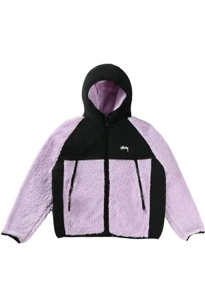 STUSSY Shearling panelled jacket