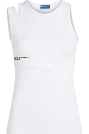 Karl Lagerfeld Top con detalle a capas