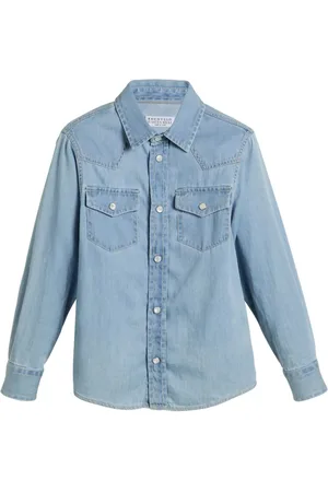 Brunello Cucinelli Camisa vaquera