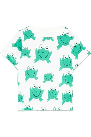 Stella McCartney Camiseta con rana estampada