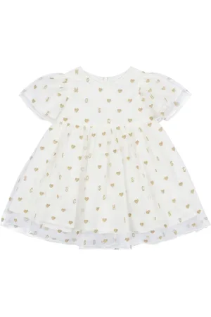 Moschino Vestido con estampado de corazones