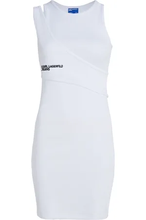 Karl Lagerfeld Vestido corto con escote corazón