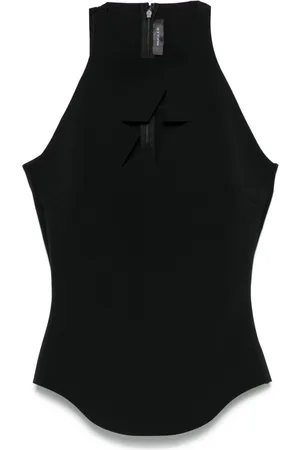 MUGLER Top con aberturas