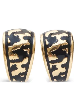 Dior Pendientes de clip esmaltados 2000