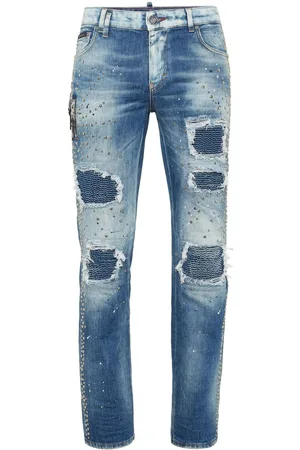 Philipp Plein Vaqueros con apliques