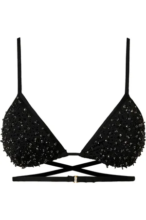 Twin-Set Top de bikini bordado