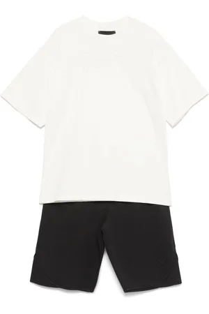 Emporio Armani Conjunto con logo bordado