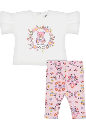 Moschino Set con pantalones e ilustración estampada