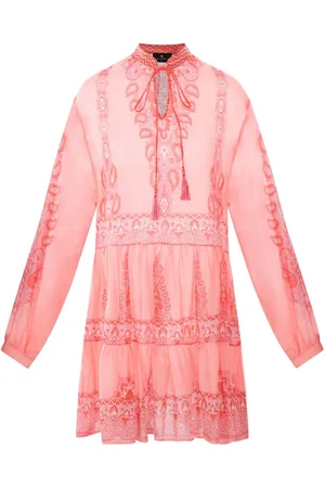 Etro Vestido corto con motivo de cachemira