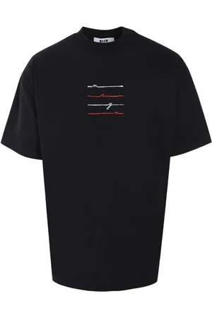 Msgm Camiseta con logo estampado