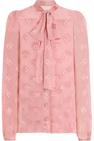 Dolce & Gabbana Camisa con logo en devoré
