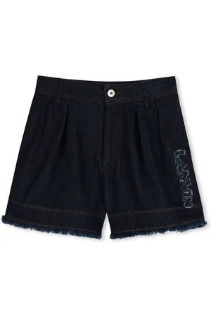 Lanvin Pantalones cortos con logo bordado