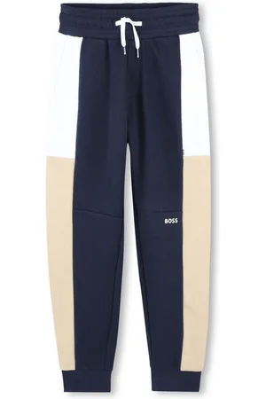 HUGO BOSS Pantalones de chándal con diseño colour block