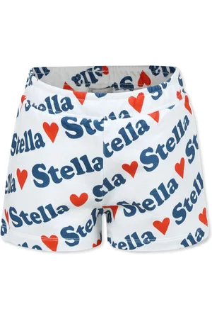 Stella McCartney Bermudas con logo estampado