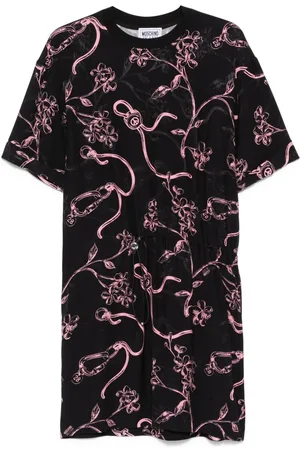 Moschino Vestido midi con estampado floral