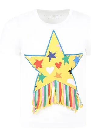 Stella McCartney Camiseta con bordado de estrella