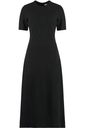 Calvin Klein Vestido midi de manga corta